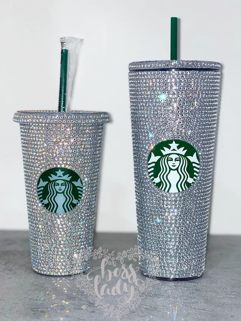 Starbucks Rhinestone Tumblers - Sparkle with Elegance in Every Sip – With  Love Boss Lady