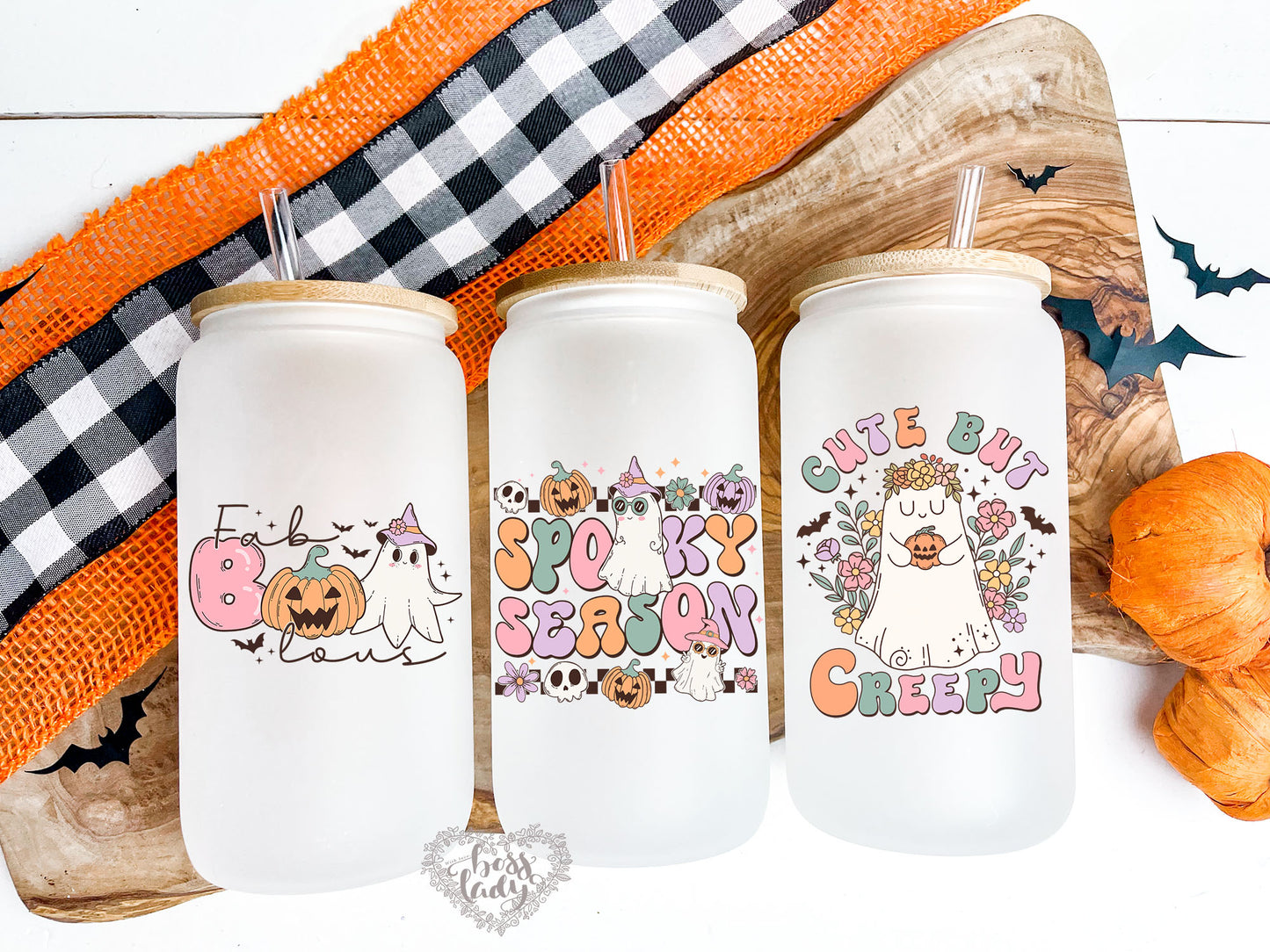 Sip in Style this Halloween: Glass Can Tumblers - Fab-boo-lous, Spooky Season & Cute but Creepy ππ»π