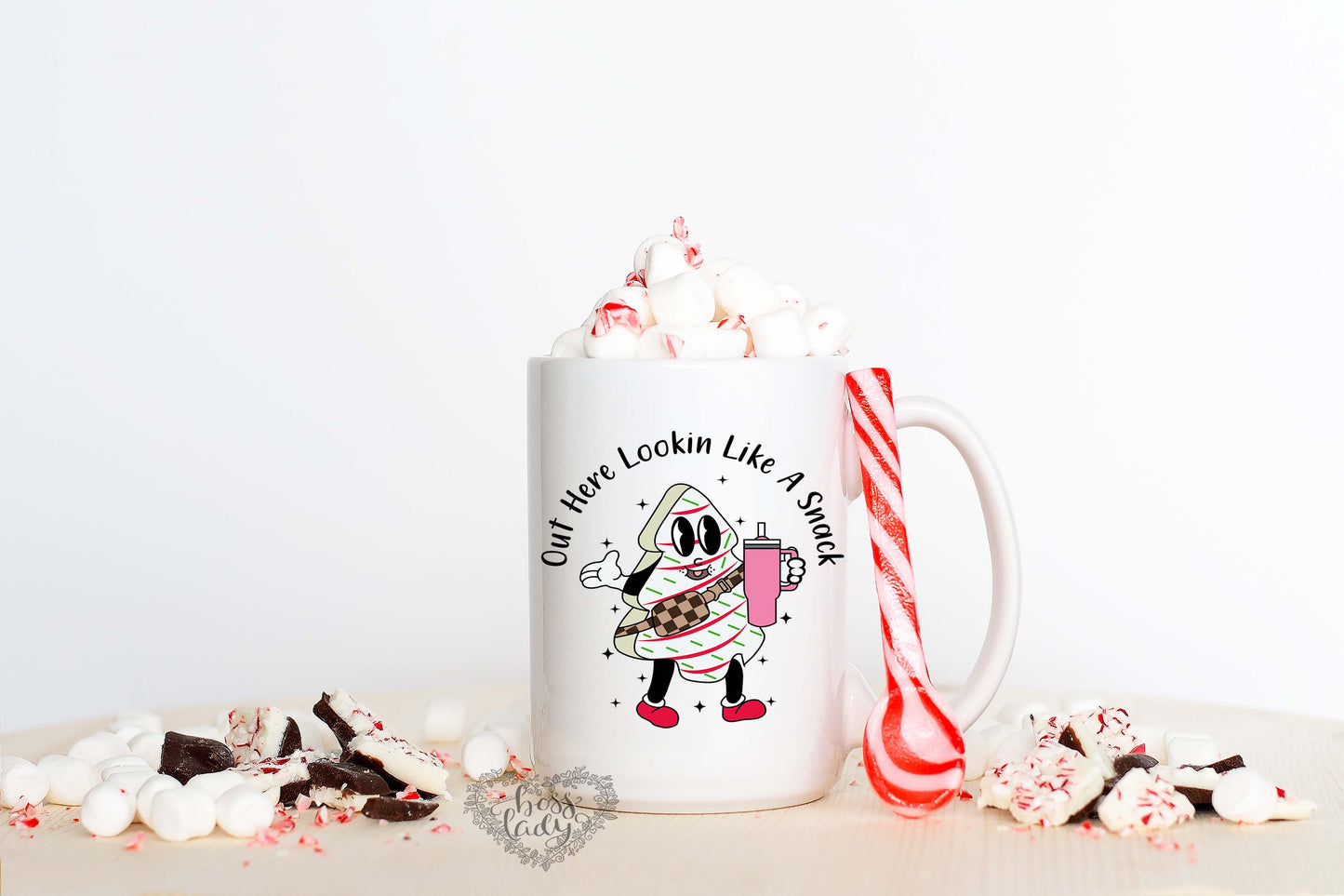 Out here looking like a snack - Christmas Tree Coffee Tea Cup