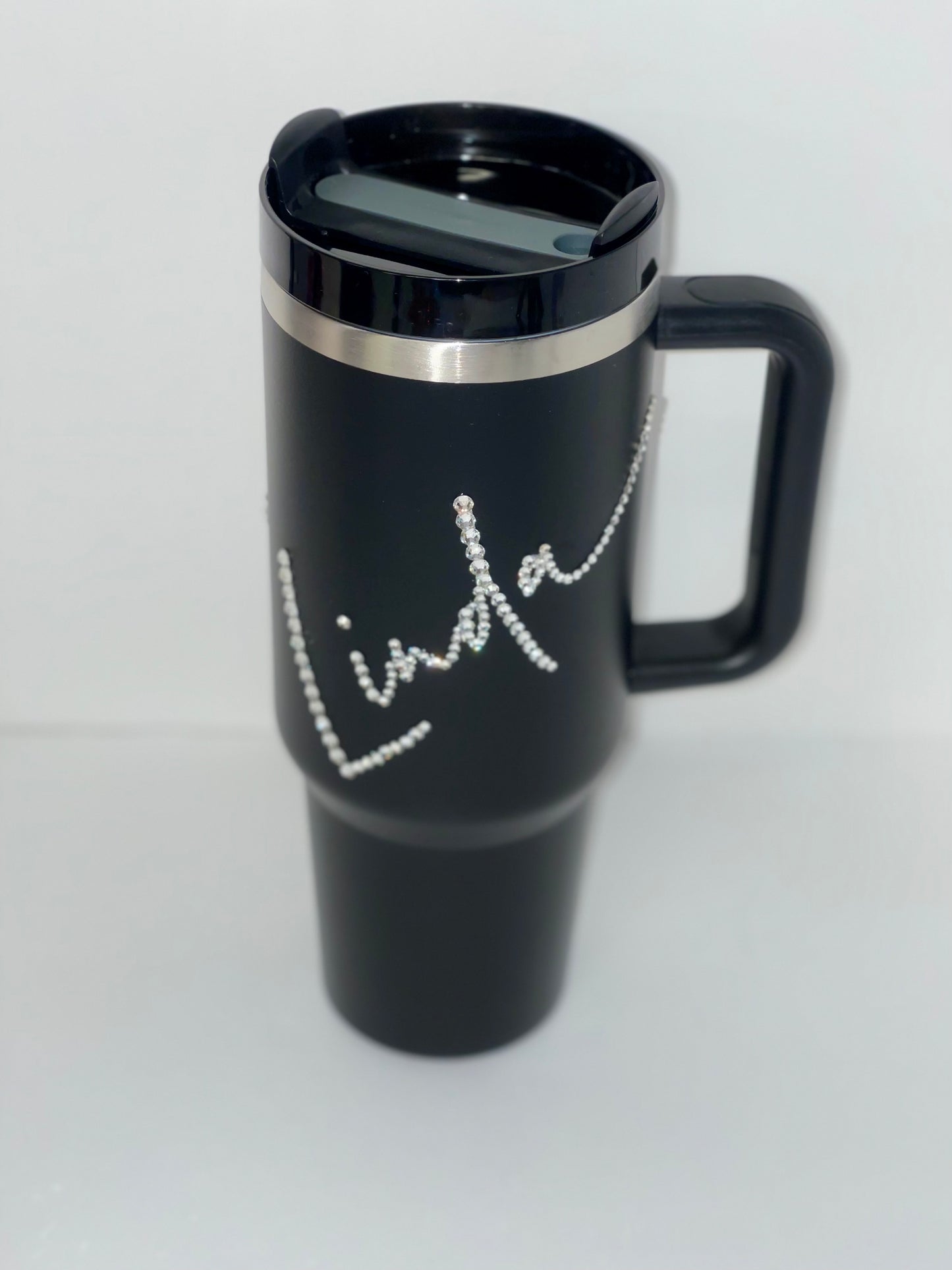 Personalized 40 oz Rhinestone Tumbler