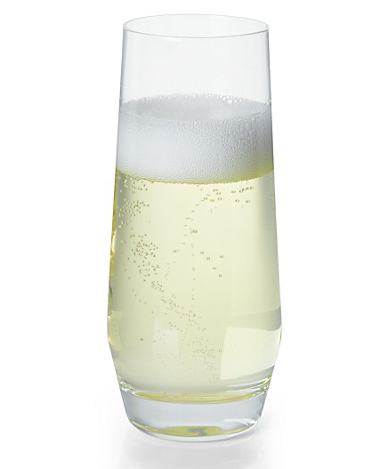 Bride Stemless Flute Rose Gold