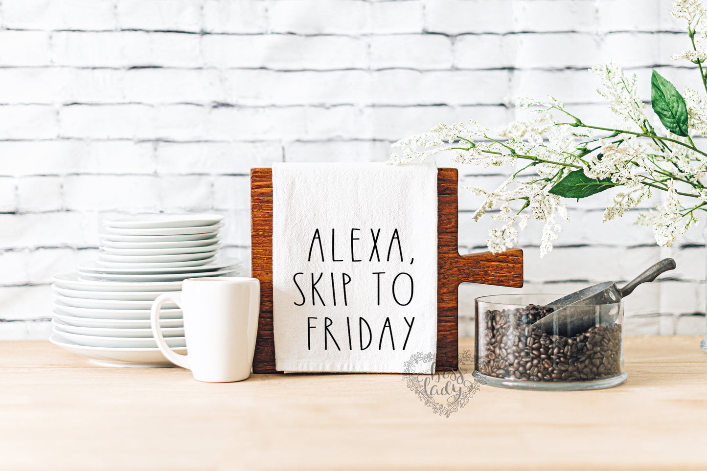 Alexa Skip to Friday Dish Towel