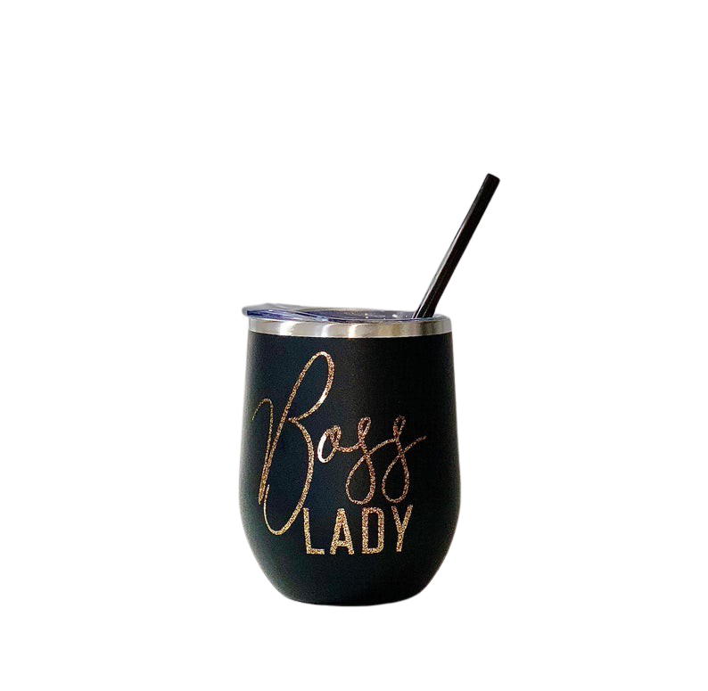 Boss Lady Wine Tumbler