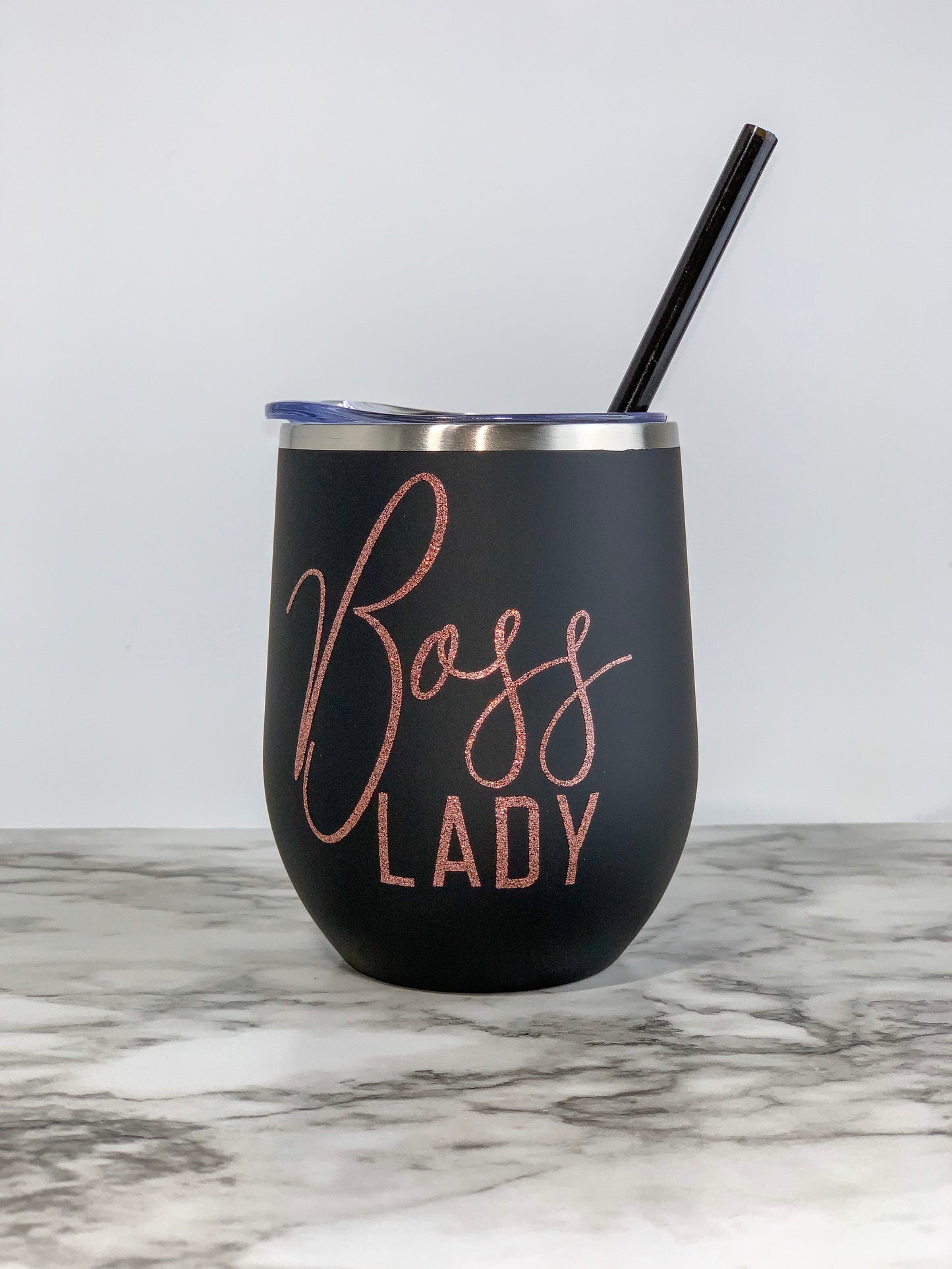 Boss Lady Wine Tumbler