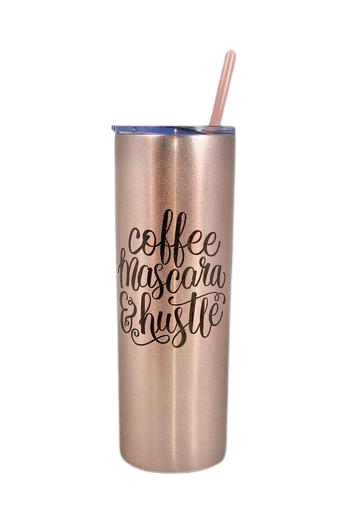 Coffee, Mascara & Hustle Tumbler