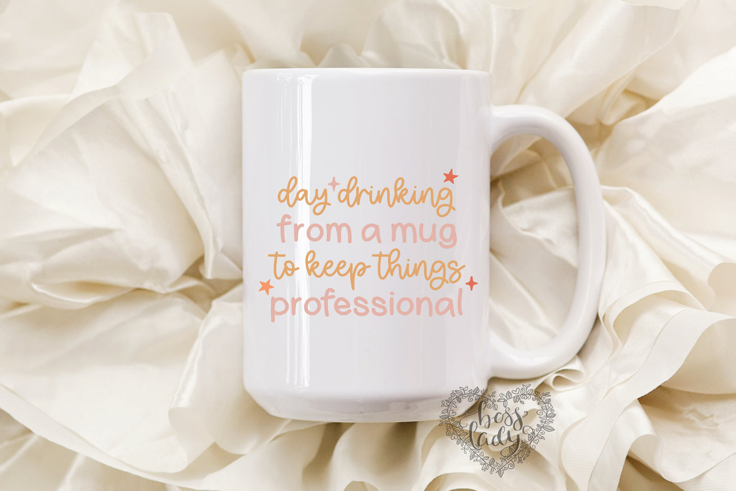 Day Drinking from a mug to keep things professional mug