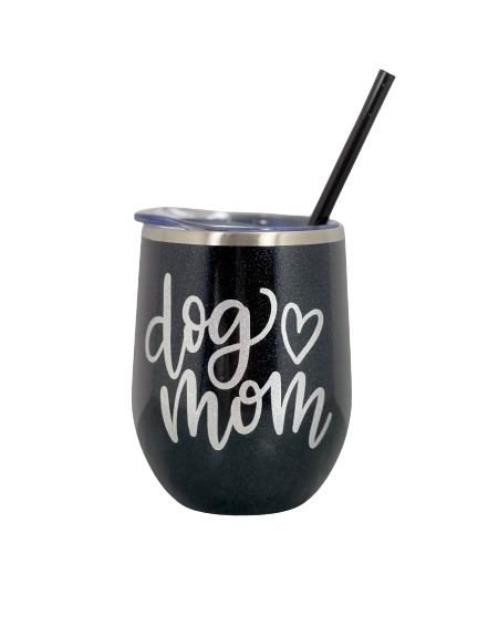 Dog Mom Fur Baby Wine Tumbler