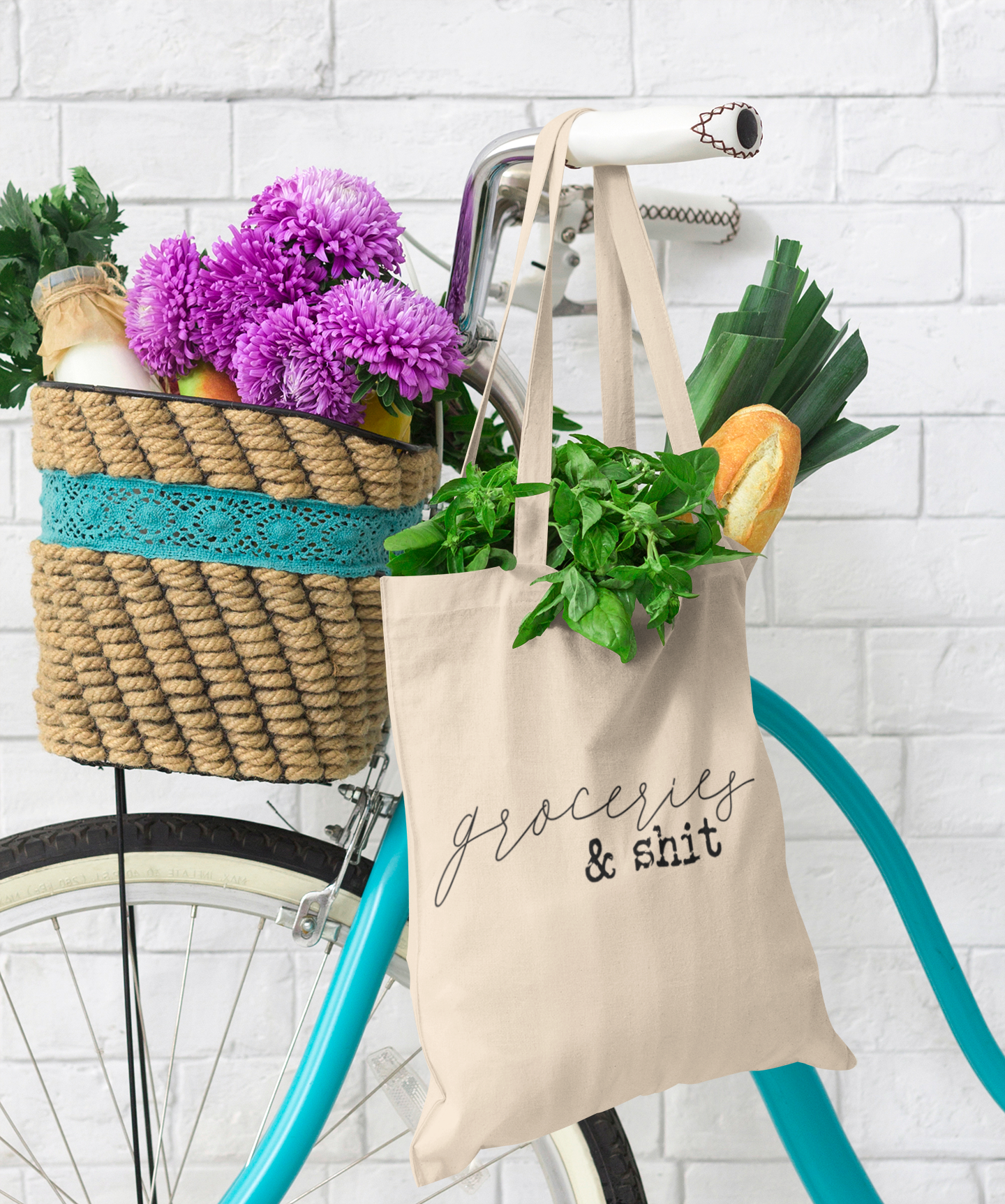 Groceries & Shit Tote Bag