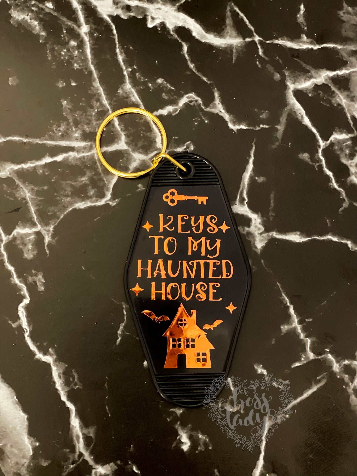 Keys to my Haunted House Motel Keychain
