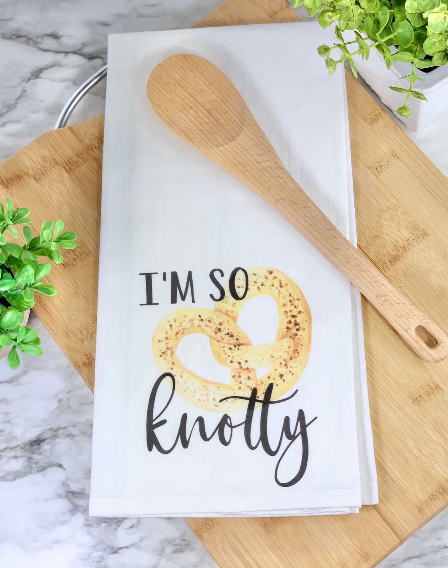 I'm so knotty Dish Towel