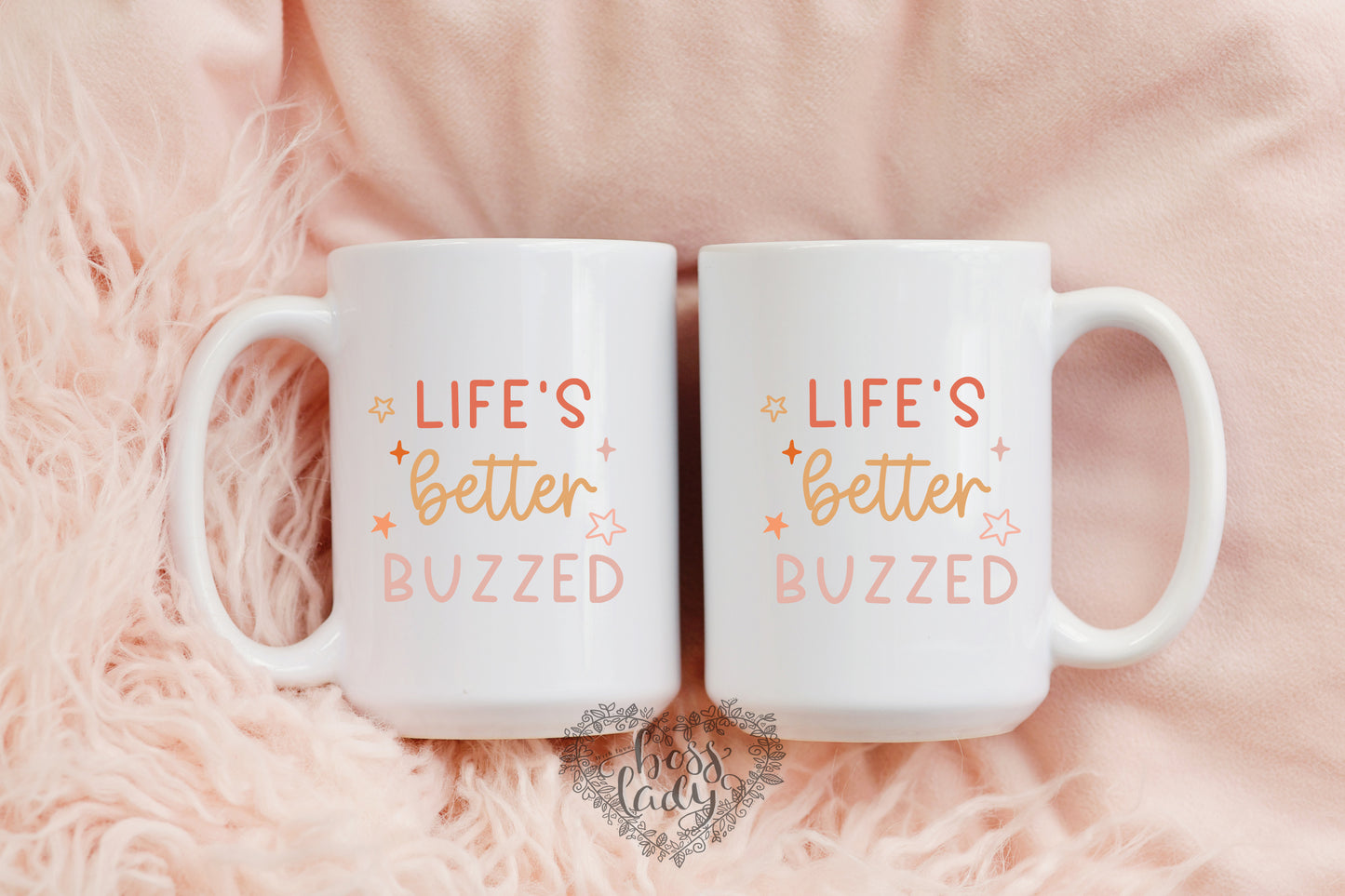 Life is better buzzed mug