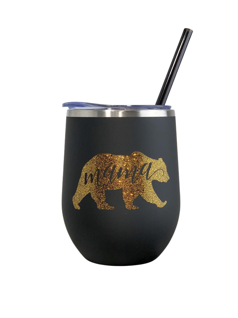 Mama Bear Wine Tumbler
