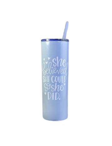 She Believed She Could So She Did Tumbler