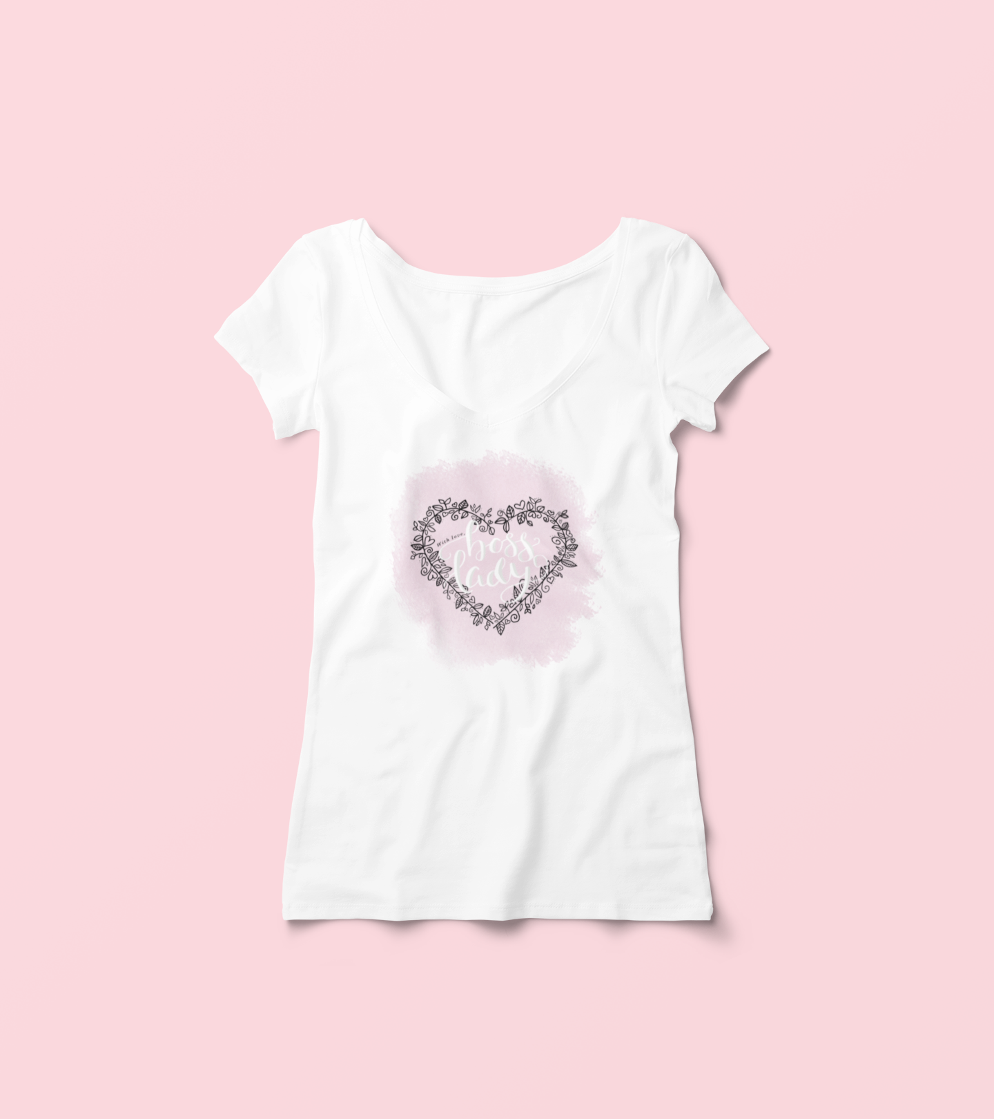 With Love Boss Lady Logo Shirt