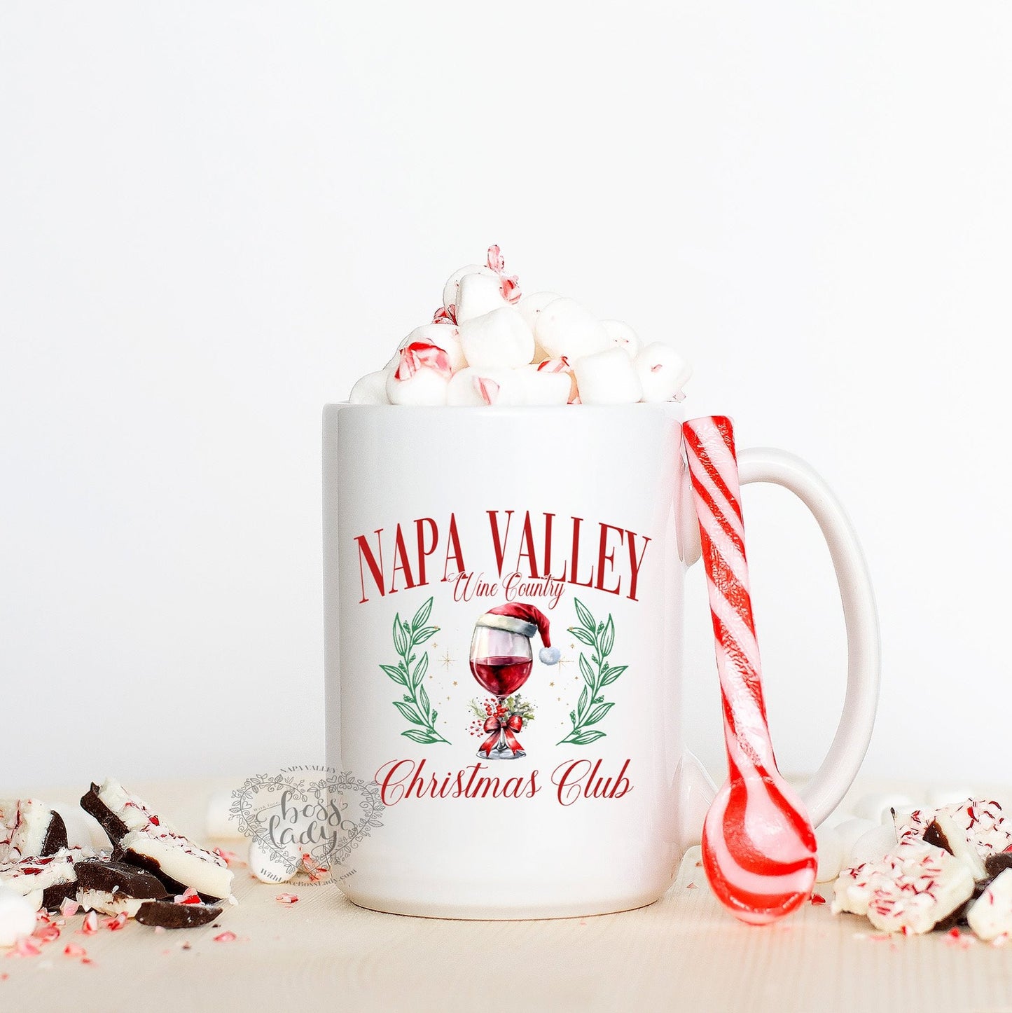 Napa Valley Wine Country Christmas Club Mug