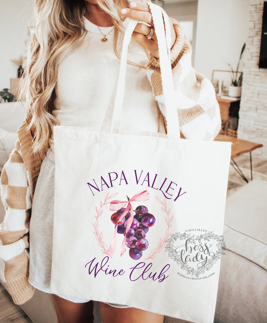 Napa Valley Wine Club Tote Bag