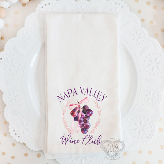 Napa Valley Wine Club Dish Towel