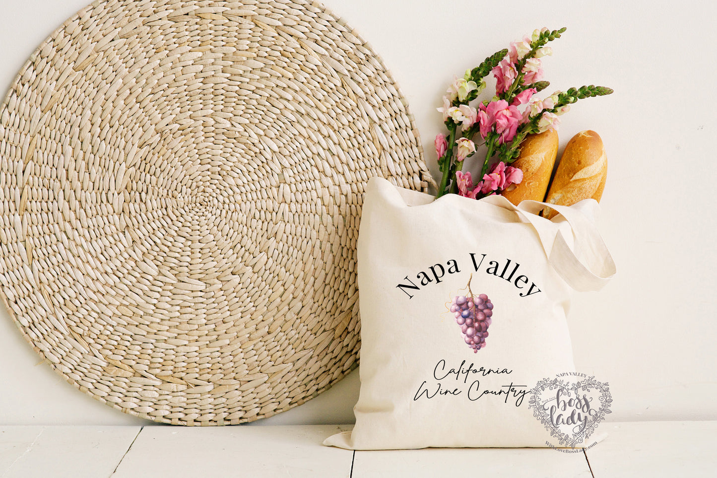 Napa Valley Wine Country Tote Bag