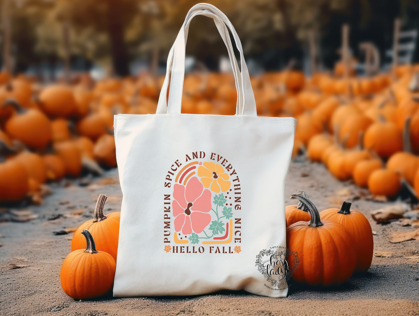 Pumpkin Spice and Everything Nice Tote Bag