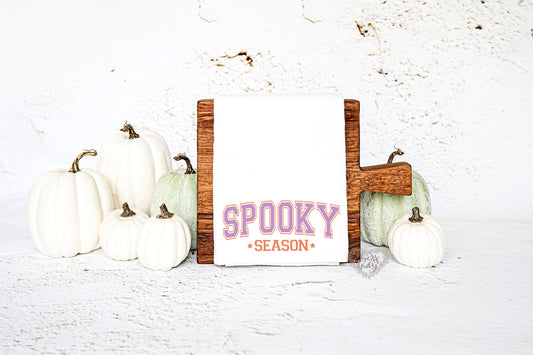 Spooky Season Halloween Dish Towel - Classic Halloween Design