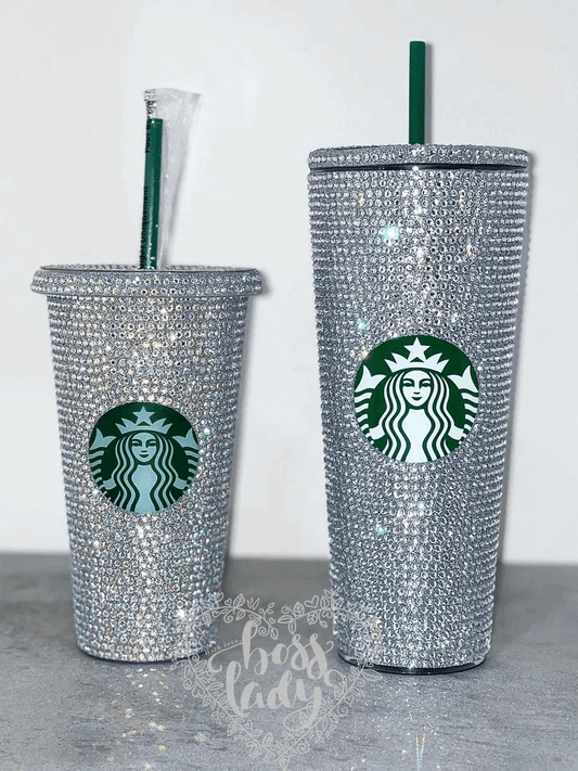 Starbucks Rhinestone Tumblers - Sparkle with Elegance in Every Sip