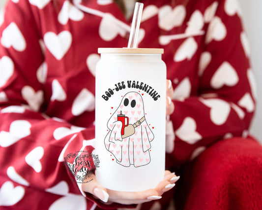 Boo-jee Bliss: Stylish Ghost Tumbler, Perfect Valentine's Gift!