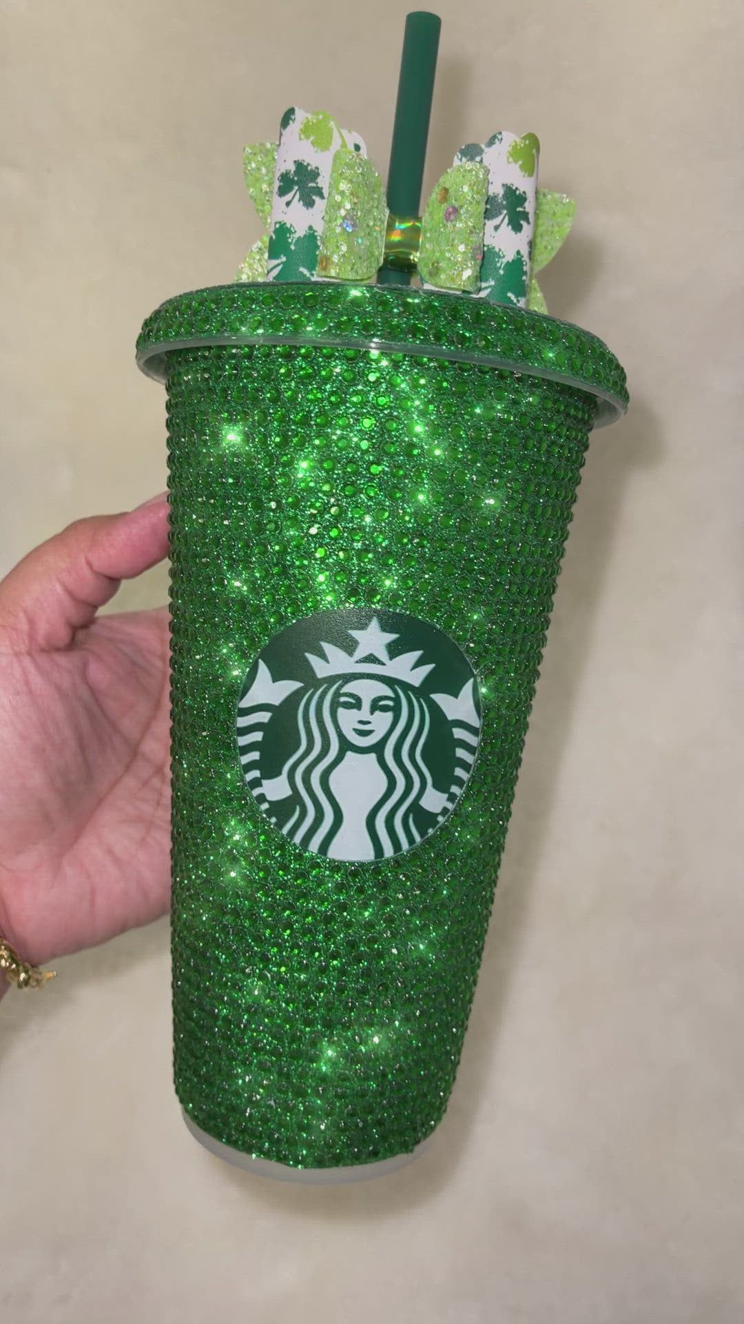 Starbucks Reusable Cold Cup Tumbler with Crystals – With Love Boss Lady