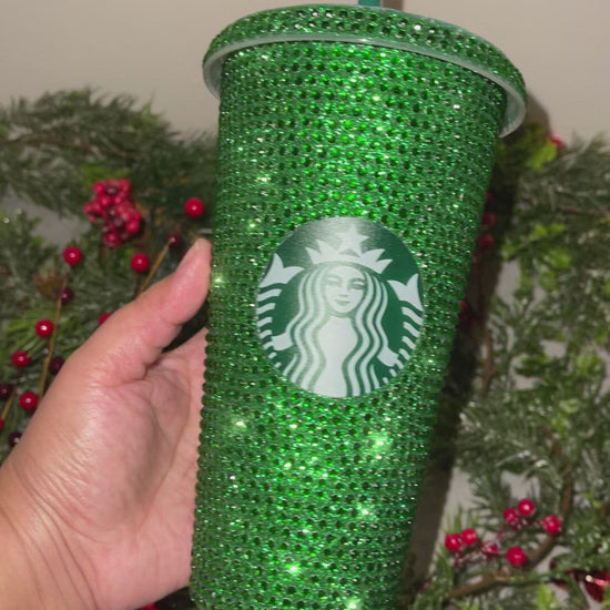 Starbucks Reusable Cold Cup Tumbler with Crystals – With Love Boss Lady